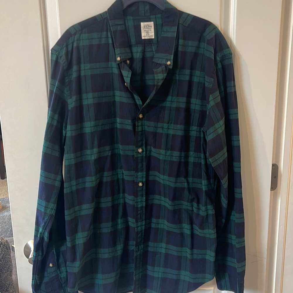 JCrew Mens XL Slim 100% Cotton button down